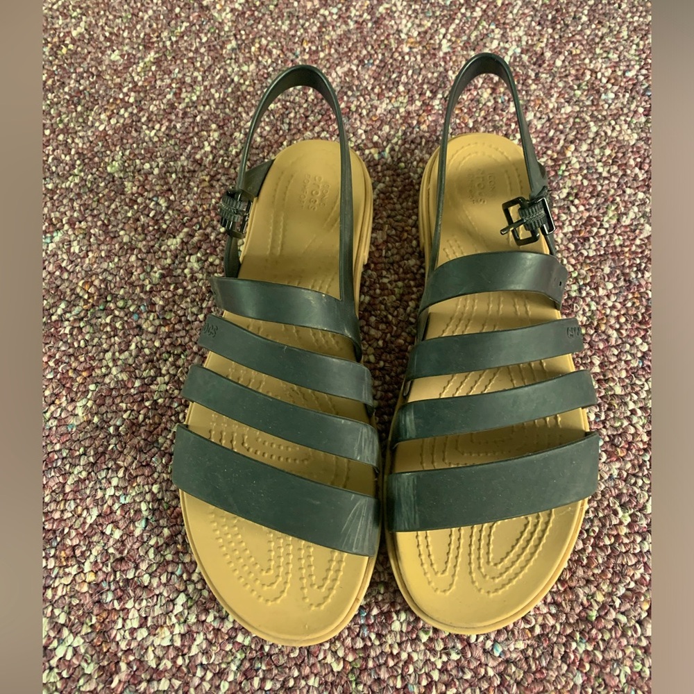 Crocs sandals.  Size 9.
